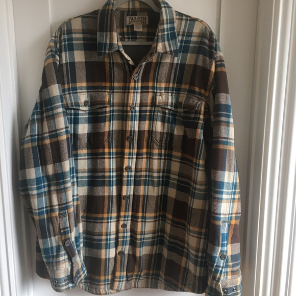 Fleece Lined Flannel Shirtjac 